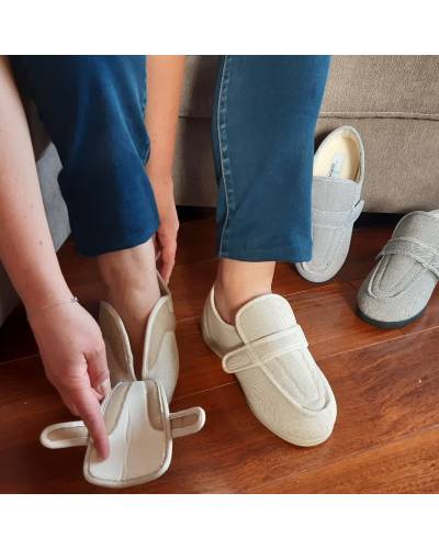 chaussures pour pieds extra larges et gonflés femme
